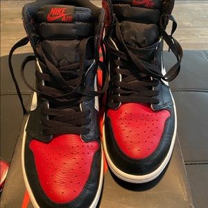 OG Bred toes Jordan 1s